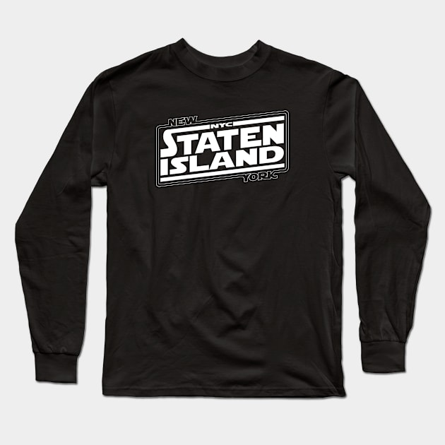 STATEN ISLAND SCI-FI PARODY Long Sleeve T-Shirt by LILNAYSHUNZ